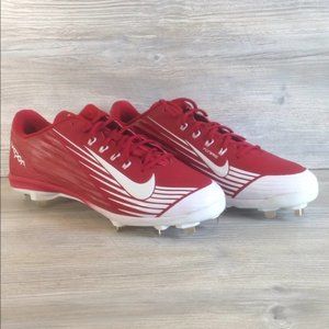 NWOB Nike Lunar Vapor Pro Low Metal Baseball Cleats 683895-610 Size 13.5